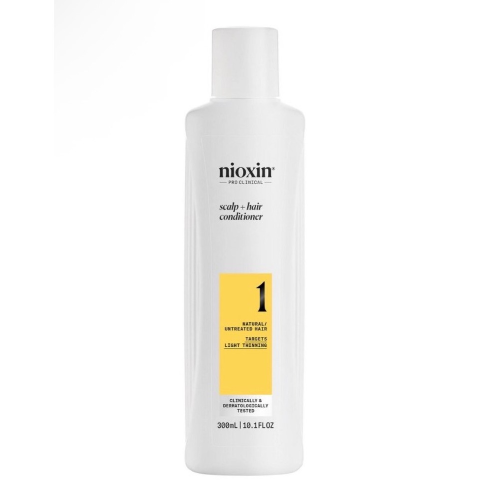 Nioxin System 1‎ Conditioner Unisex 10.1oz White For Natural Thinning Hair NWT